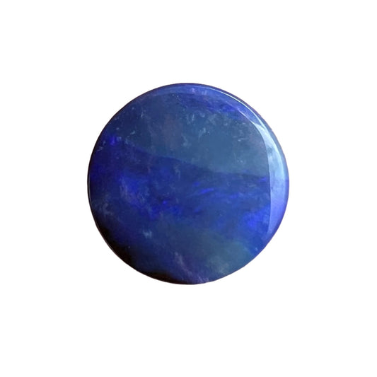 4.77 Ct blue circle boulder opal