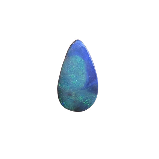 2.87 Ct green and blue boulder opal