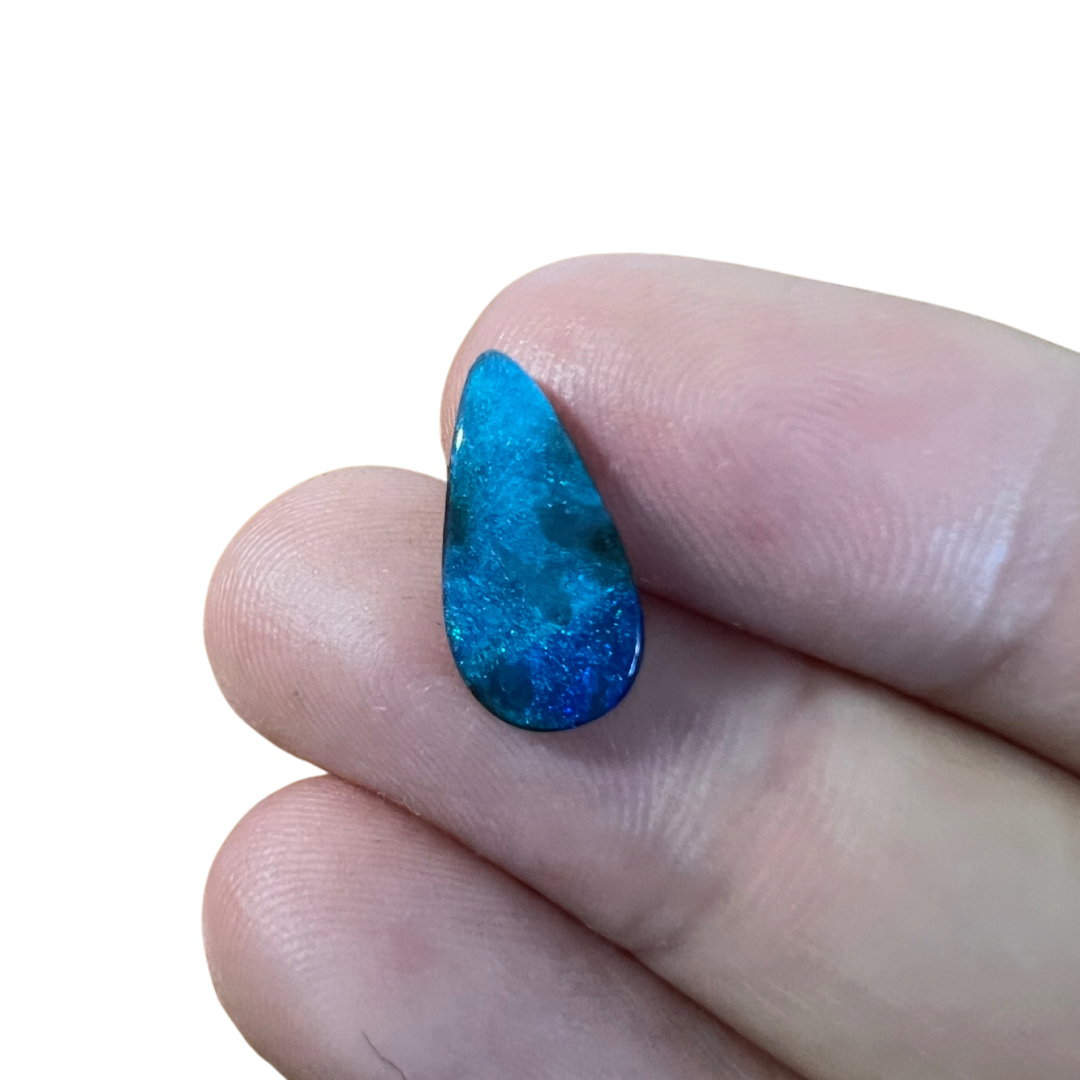 2.33 Ct green-blue boulder opal