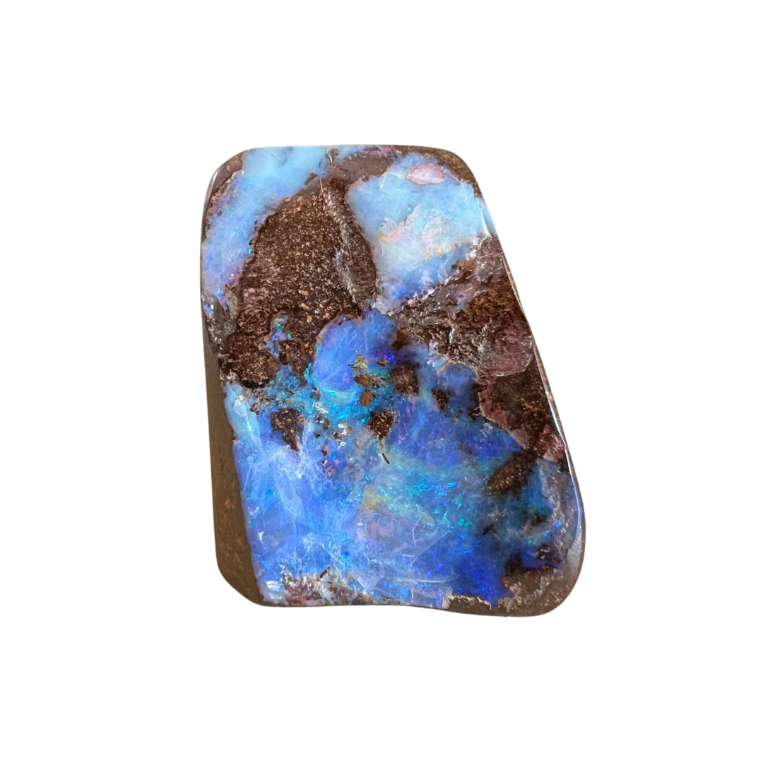 94 g green-blue boulder opal specimen