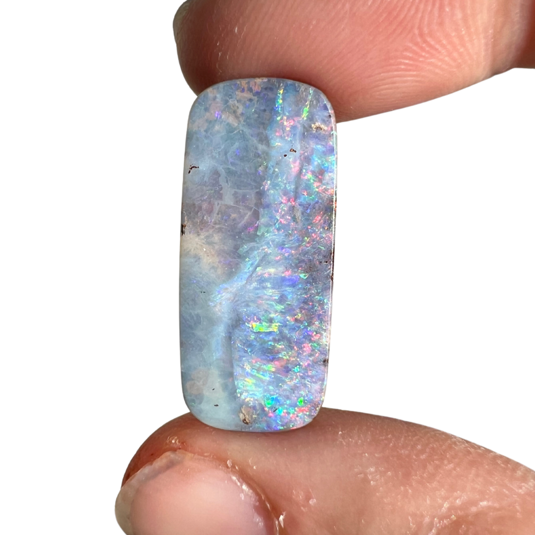 13.40 Ct rectangle boulder opal