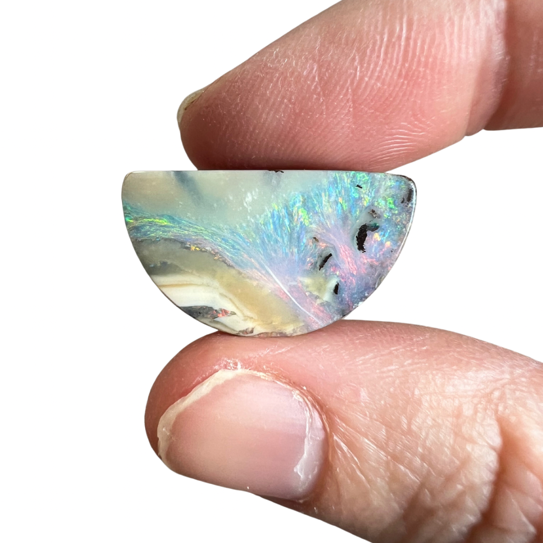 24.18 Ct pastel boulder opal pair
