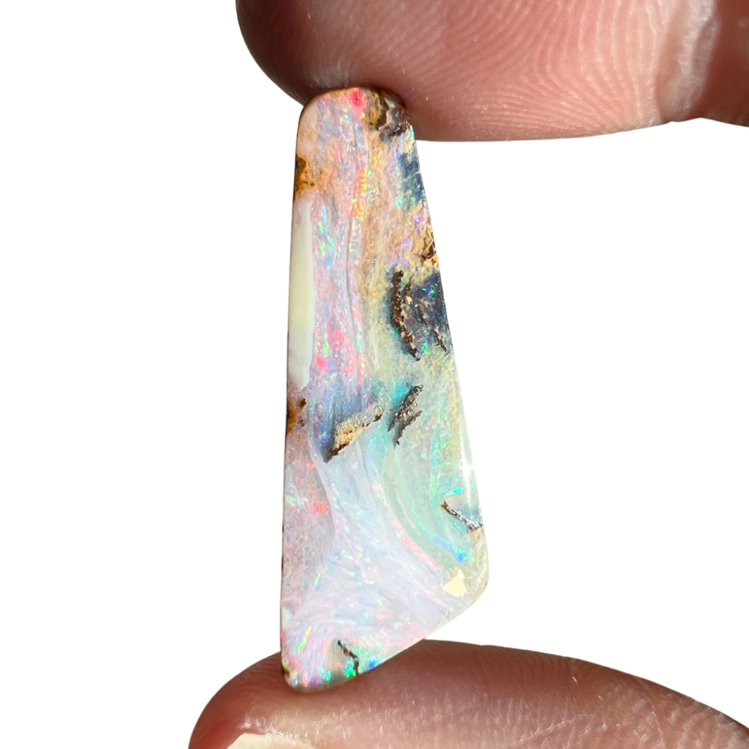 26.60 Ct narrow boulder opal pair