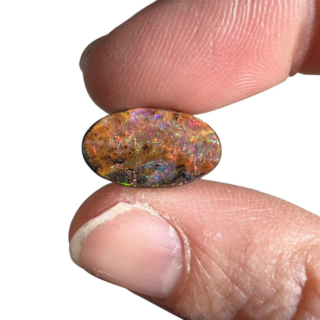 3.63 Ct oval boulder opal