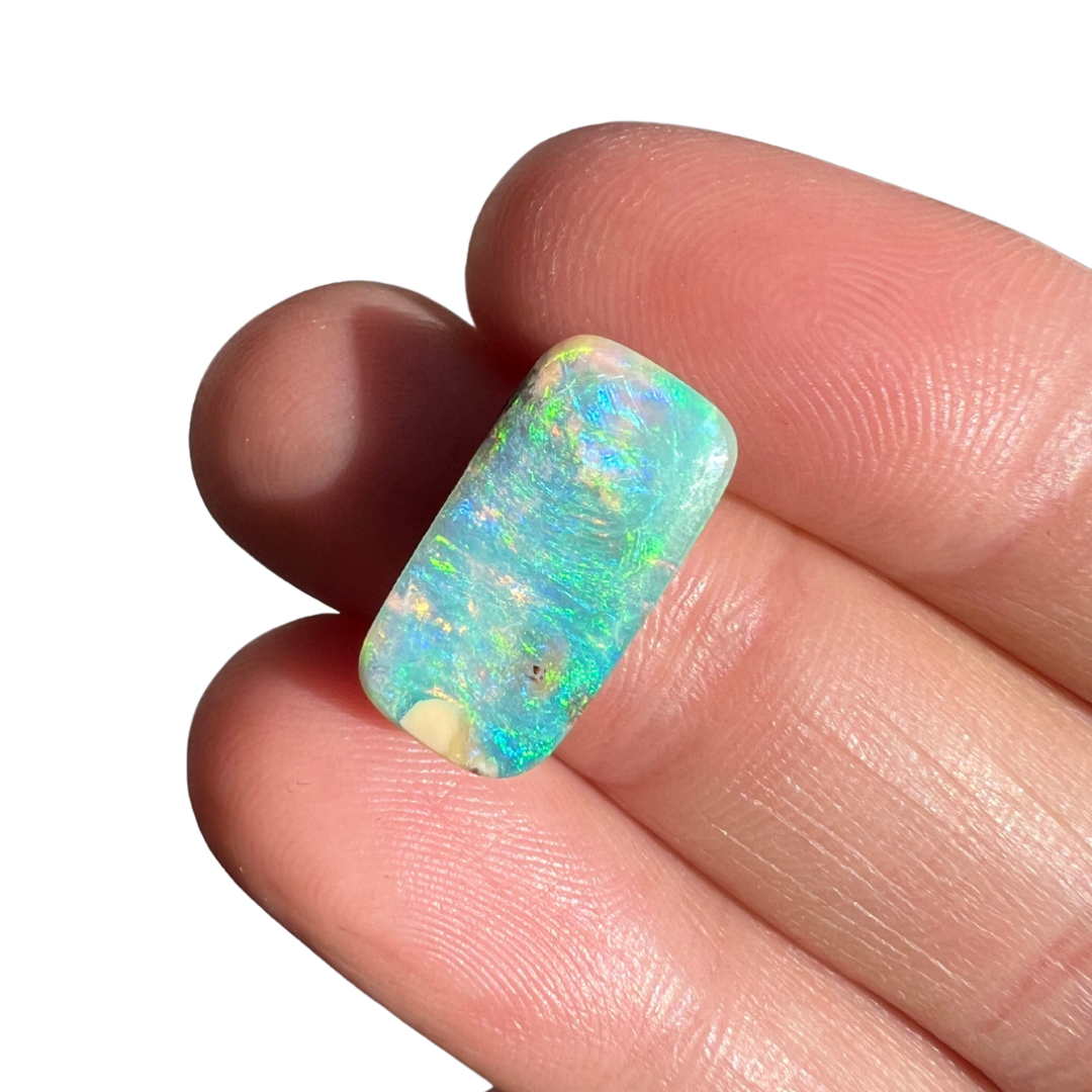 4.95 Ct small rectangle boulder opal