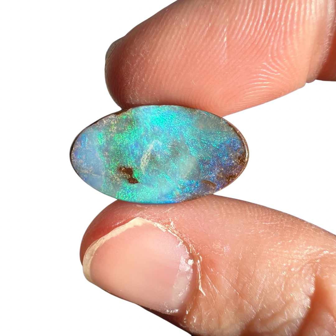 7.17 Ct sea-green boulder opal