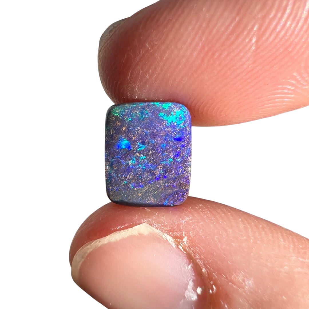 2.90 Ct small green-blue boulder opal