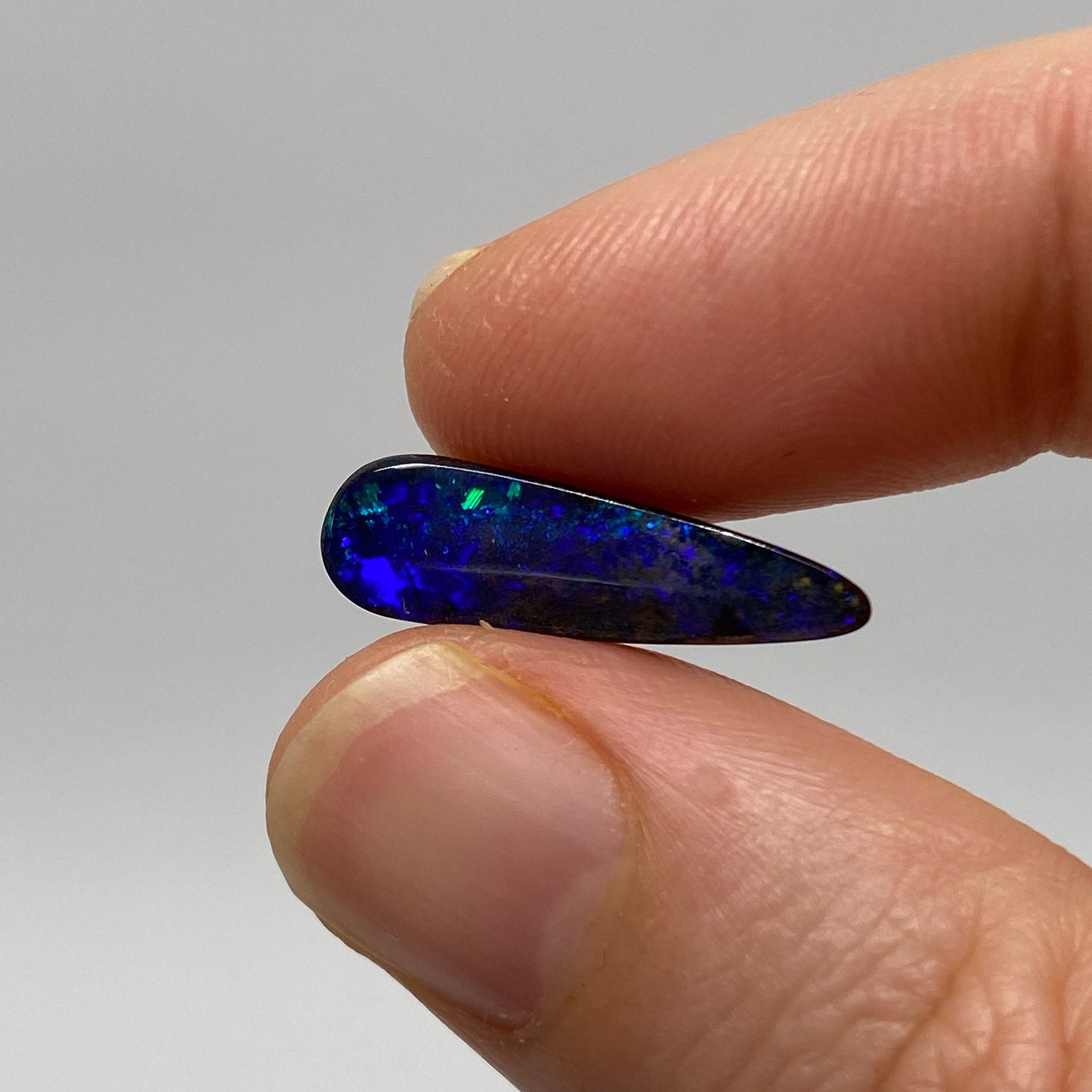 3.10 Ct small dark purple boulder opal